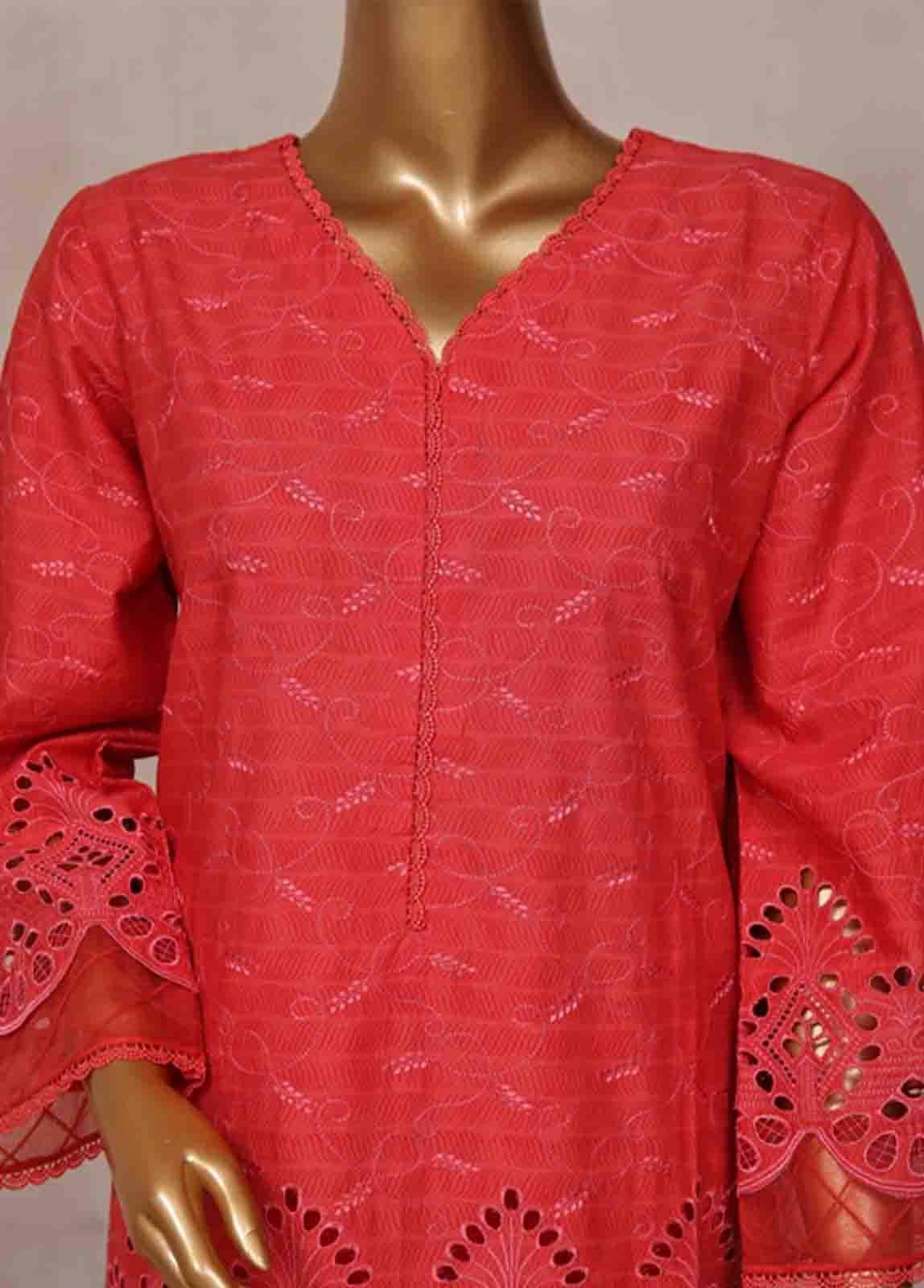 Bin Saeed Fabric - SM-CK-082-B-3 Piece Chikankari Stitched Suit