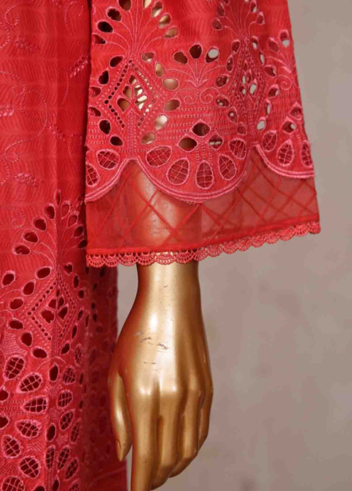 Bin Saeed Fabric - SM-CK-082-B-3 Piece Chikankari Stitched Suit