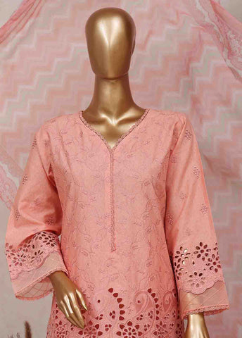 Bin Saeed Fabric - SM-CK-083-B-3 Piece Chikankari Stitched Suit