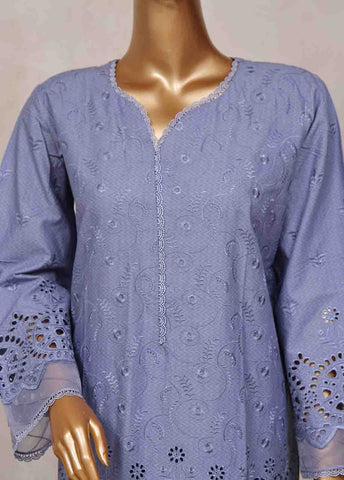 Bin Saeed Fabric - SM-CK-084-C-3 Piece Chikankari Stitched Suit