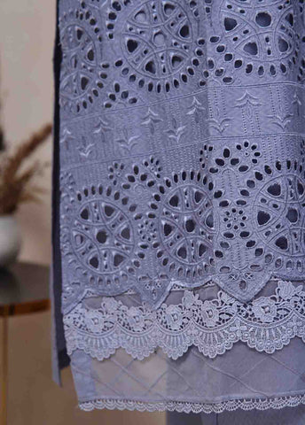 Bin Saeed Fabric - SM-CK-084-C-3 Piece Chikankari Stitched Suit