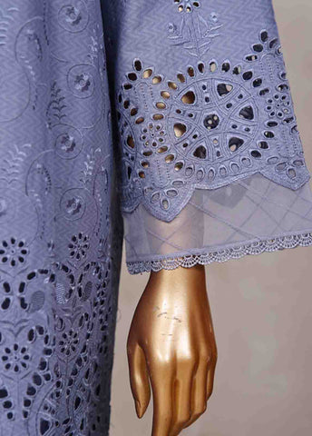 Bin Saeed Fabric - SM-CK-084-C-3 Piece Chikankari Stitched Suit