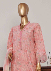 SM-CKC-077 B-3 Piece Chikankari Stitched Suit