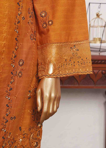 Bin Saeed Fabric - SM-CKC-078 B-3 Piece Chikankari Stitched Suit