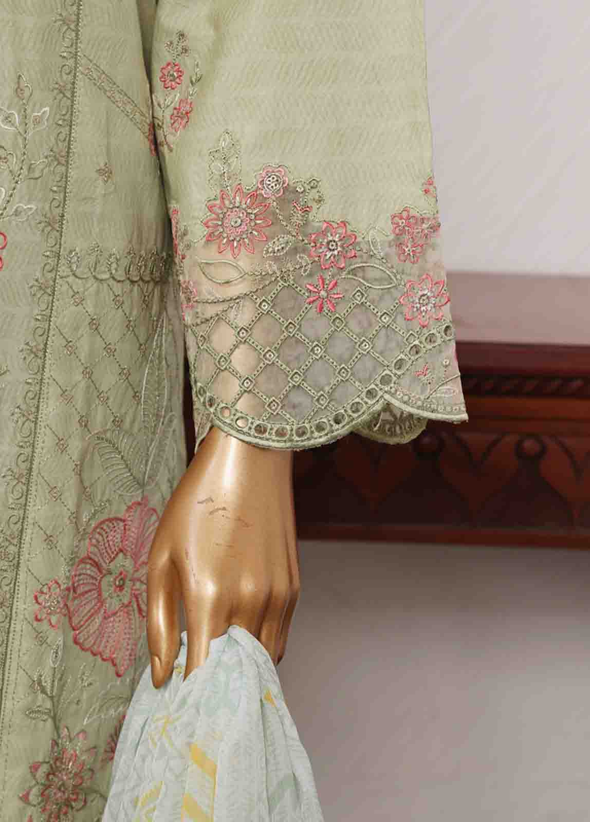 Bin Saeed Fabric - SM-CKC-079 B-3 Piece Chikankari Stitched Suit