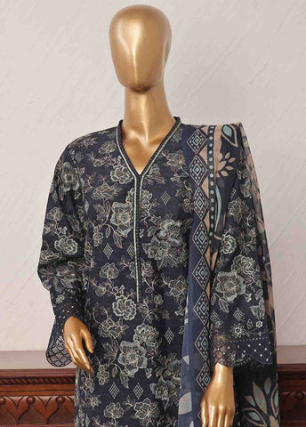 Bin Saeed Fabric - SM-CKC-080 B-3 Piece Chikankari Stitched Suit