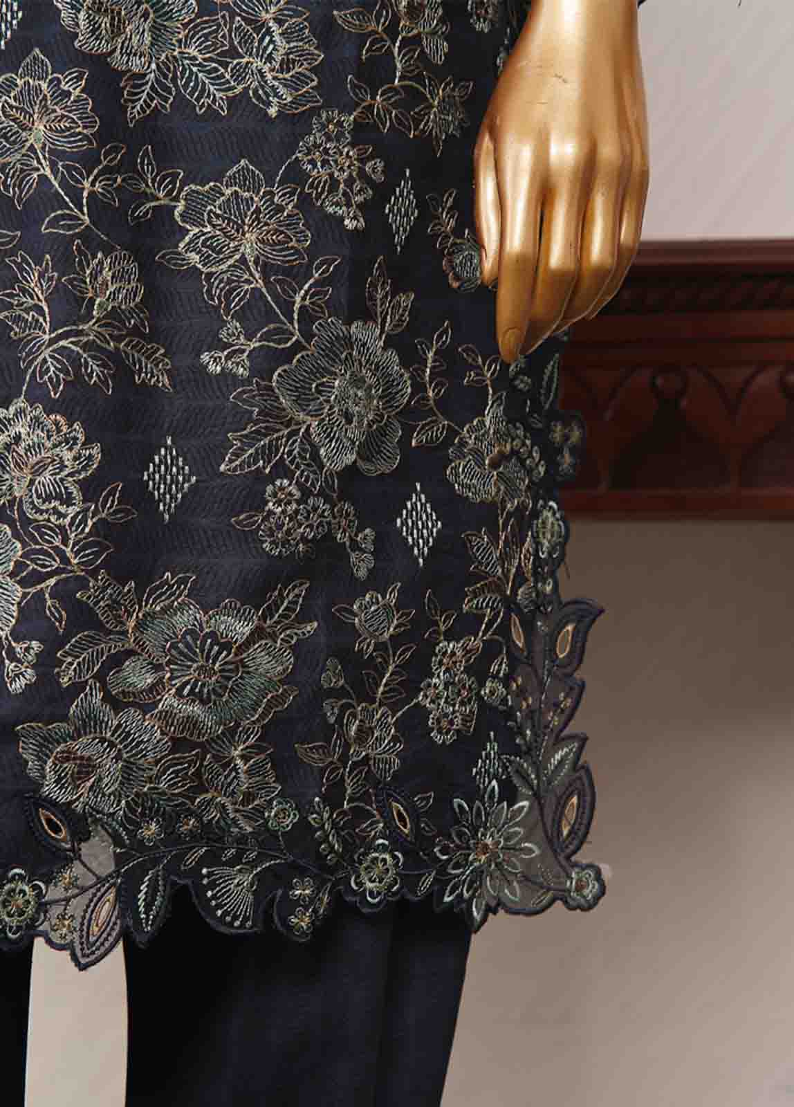 Bin Saeed Fabric - SM-CKC-080 B-3 Piece Chikankari Stitched Suit