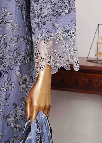 Bin Saeed Fabric - SM-CKC-084 B-3 Piece Chikankari Stitched Suit