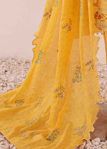 Bin Saeed Fabric - SM-CKE-455 A-3 Piece Chikankari Stitched Suit