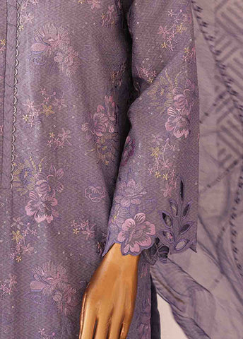 Bin Saeed Fabric - SM-CKE-456 B-3 Piece Chikankari Stitched Suit