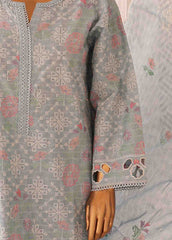 SM-CKE-458 A-3 Piece Chikankari Stitched Suit