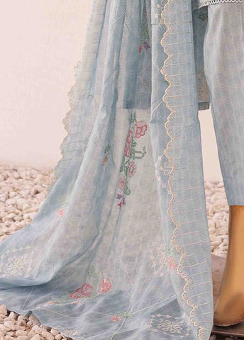 Bin Saeed Fabric - SM-CKE-458 A-3 Piece Chikankari Stitched Suit