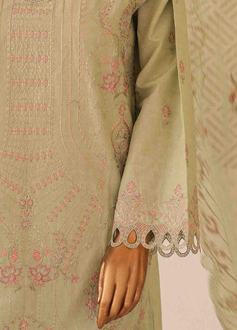 Bin Saeed Fabric - SM-CKE-464-3 Piece Chikankari Stitched Suit