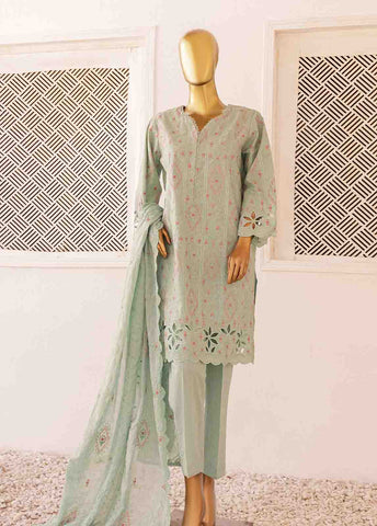 Bin Saeed Fabric - SM-CKE-465-3 Piece Chikankari Stitched Suit