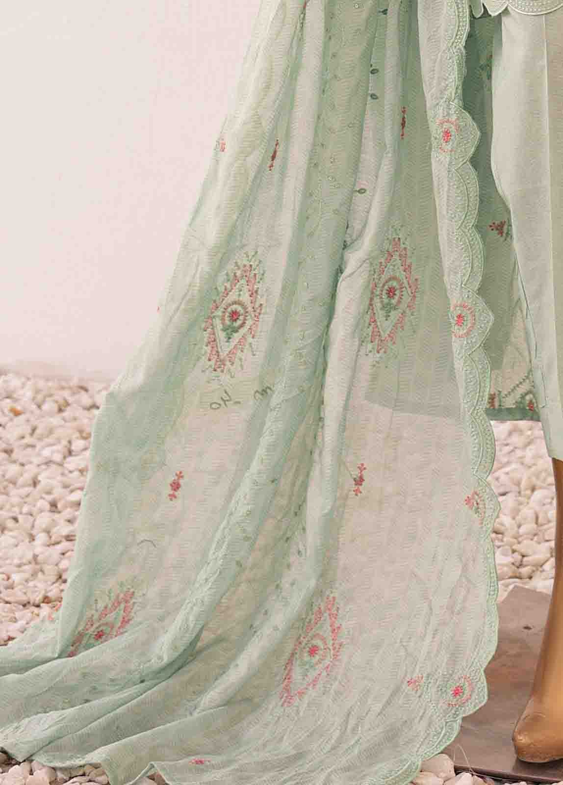 Bin Saeed Fabric - SM-CKE-465-3 Piece Chikankari Stitched Suit