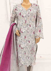 SM-CW-0168-3 Piece Cutwork Kari Stitched Suit