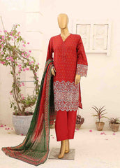 SM-CW-0182-3 Piece Cutwork Kari Stitched Suit