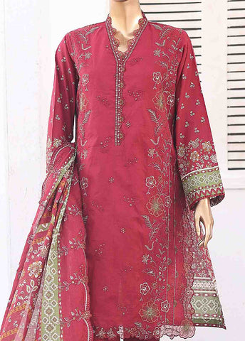 Bin Saeed Fabric - SM-ED-001- 3 Piece Embroidered Stitched Suit
