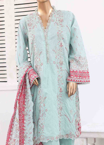 Bin Saeed Fabric - SM-ED-002- 3 Piece Embroidered Stitched Suit