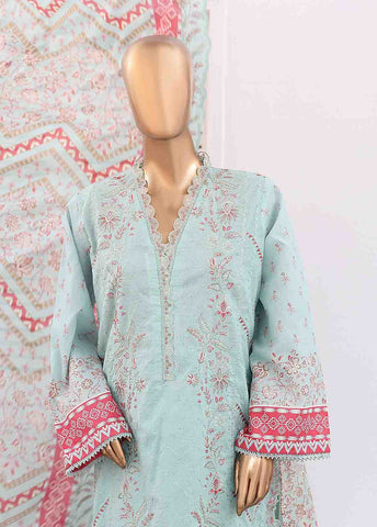 Bin Saeed Fabric - SM-ED-002- 3 Piece Embroidered Stitched Suit