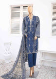 SM-ED-005 A- 3 Piece Embroidered Stitched Suit