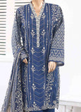 SM-ED-005 A- 3 Piece Embroidered Stitched Suit