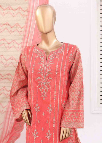 Bin Saeed Fabric - SM-ED-006- 3 Piece Embroidered Stitched Suit
