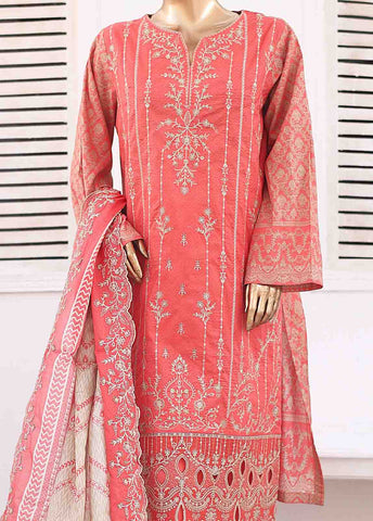 Bin Saeed Fabric - SM-ED-006- 3 Piece Embroidered Stitched Suit