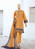 SM-ED-0068- 3 Piece Embroidered Stitched Suit