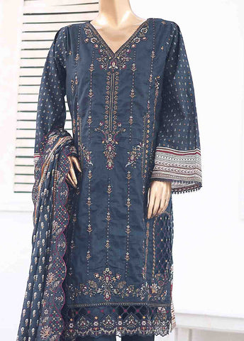 Bin Saeed Fabric - SM-ED-008- 3 Piece Embroidered Stitched Suit