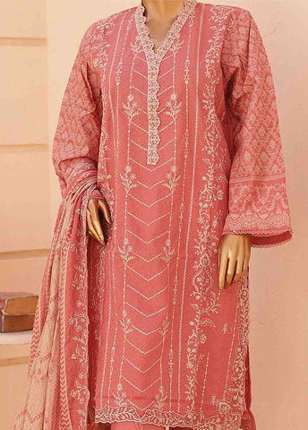 Bin Saeed Fabric - SM-ED-014 B- 3 Piece Embroidered Stitched Suit