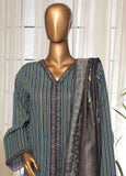 SM-EKS-004 B-B- 3 Piece Printed Embroidered Stitched Suit