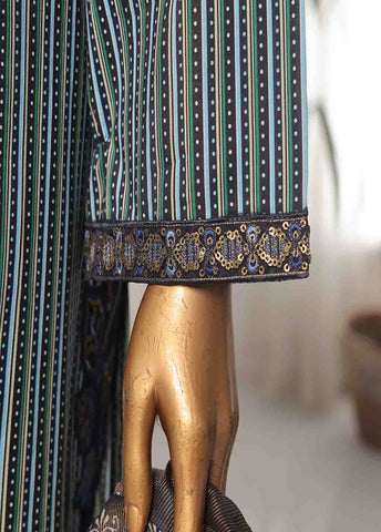 SM-EKS-004 B-B- 3 Piece Printed Embroidered Stitched Suit