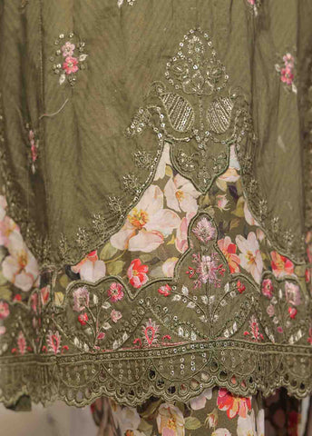 Bin Saeed Fabric - SM-EKS-024 A-B- 3 Piece Printed Embroidered Stitched Suit