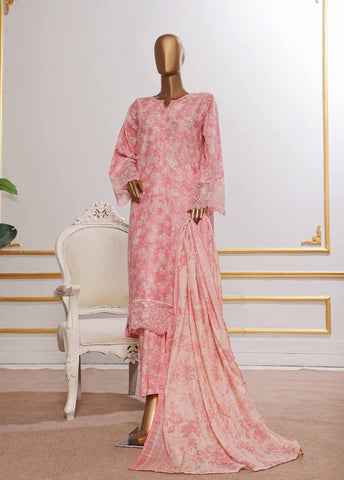 Bin Saeed Fabric - SM-EMB-0133V2- 3 Piece Embroidered Stitched Suit