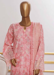 SM-EMB-0133V2- 3 Piece Embroidered Stitched Suit
