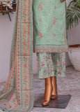 SM-EMB-019A- 3 Piece Printed Embroidered Stitched Suit