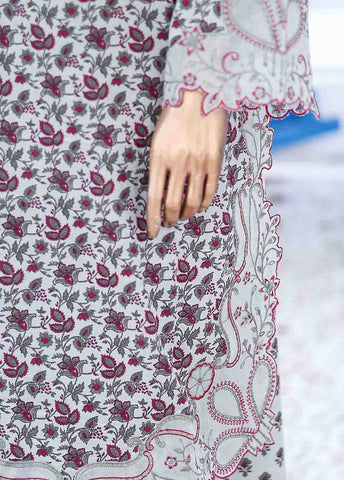 Bin Saeed Fabric - SM-EMB-0225-3 Piece Cutwork Kari Stitched Suit