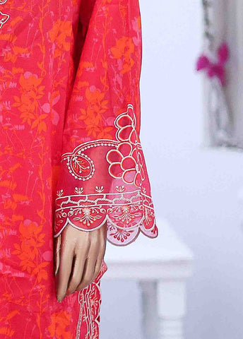Bin Saeed Fabric - SM-EMB-0340-3 Piece Cutwork Kari Stitched Suit