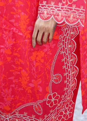 Bin Saeed Fabric - SM-EMB-0340-3 Piece Cutwork Kari Stitched Suit