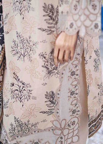 Bin Saeed Fabric - SM-EMB-0341-3 Piece Cutwork Kari Stitched Suit