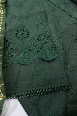 Bin Saeed Fabric - SM-EMB-0395 B- 3 Piece Embroidered Stitched Suit