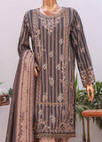 SM-EMB-06- 3 Piece Printed Embroidered Stitched Suit