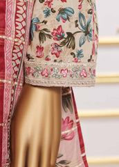 SM-EMB-075V2- 3 Piece Embroidered Stitched Suit