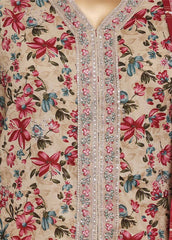 SM-EMB-075V2- 3 Piece Embroidered Stitched Suit