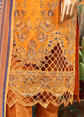 Bin Saeed Fabric - SM-EMB-078 - 3 Piece Embroidered Stitched Suit