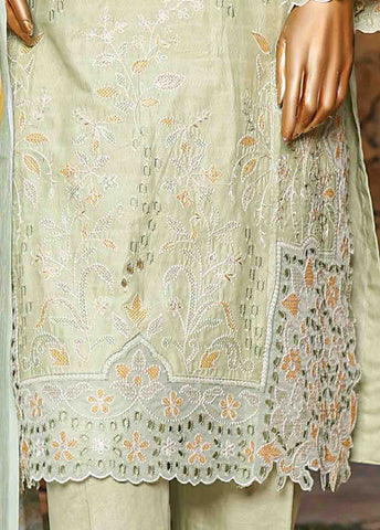 Bin Saeed Fabric - SM-EMB-079 B- 3 Piece Embroidered Stitched Suit