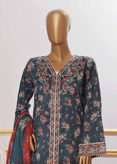 SM-EMB-080V2- 3 Piece Embroidered Stitched Suit
