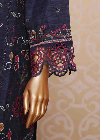 Bin Saeed Fabric - SM-FE-080 A- 3 Piece Embroidered Stitched Suit
