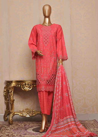 Bin Saeed Fabric - SM-FE-082 A- 3 Piece Embroidered Stitched Suit